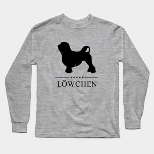 Lowchen Black Silhouette Long Sleeve T-Shirt